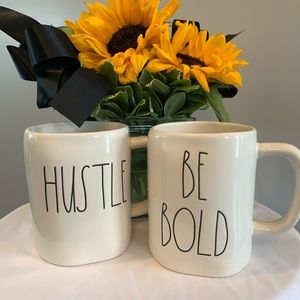 NWOT Rae Dunn Set Of 2 Mugs!